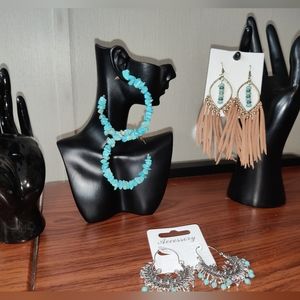 NWT-UPC 3 Pair of Bohemian/Western Earrings